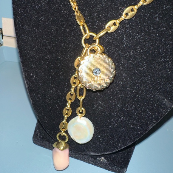 LIZZIE FORTUNATO Anchor Lariat Charm Necklace - Picture 5 of 8